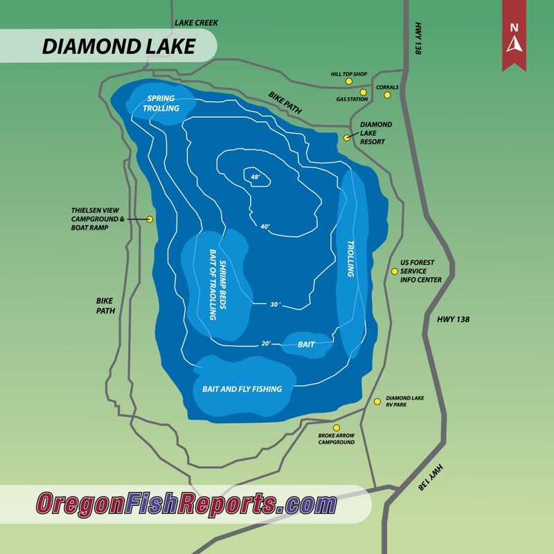 Diamond Lake Oregon Map Download Scientific Diagram