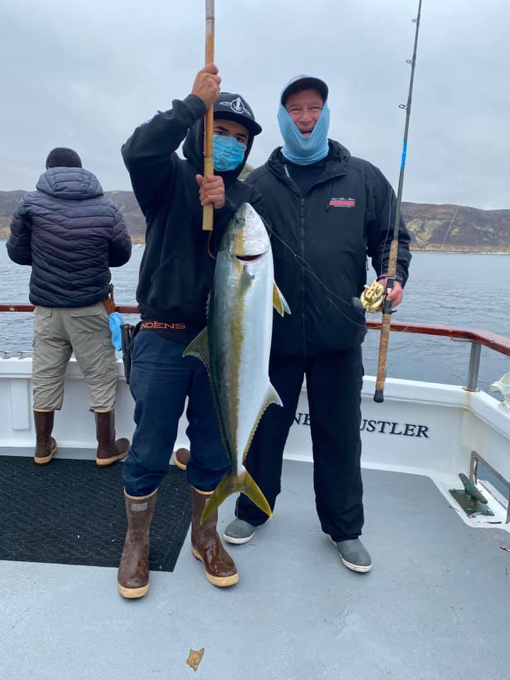 Seabass, Yellowtail, Halibut and quality reds on the New Hustler