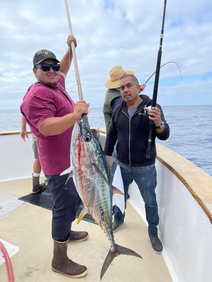 Good Bite on The Yellowfin Tuna