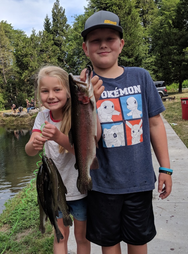 Mount Shasta Fish Hatchery Another Great Free Kids Fishing Day