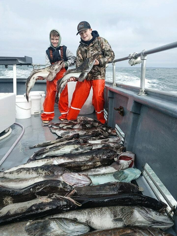 We've been getting them Ling Cods lately!!!
