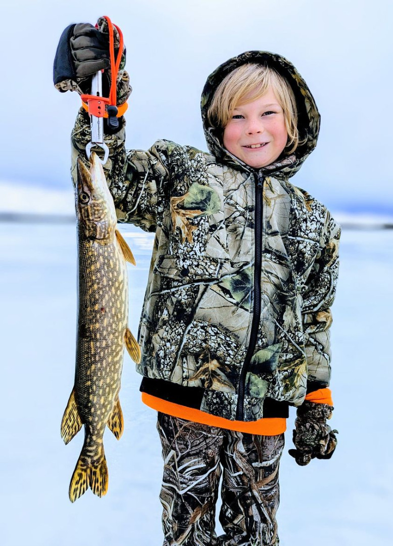  Our final remote snowmachine Northern Pike excursion of the season was a terrific one! 