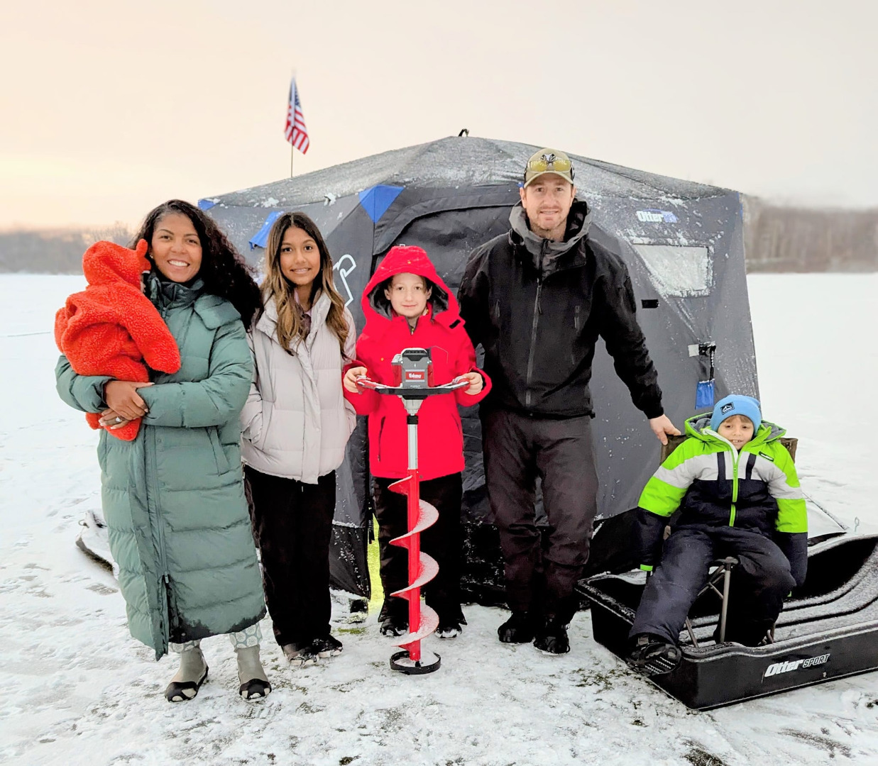  Ice fishing has been crossed off the list of annual family traditions