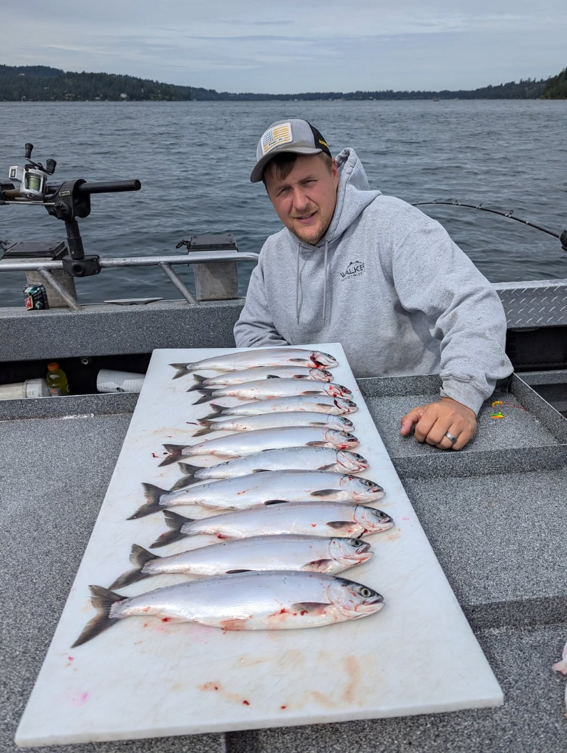 A quick one man trip this morning on Hayden Lake