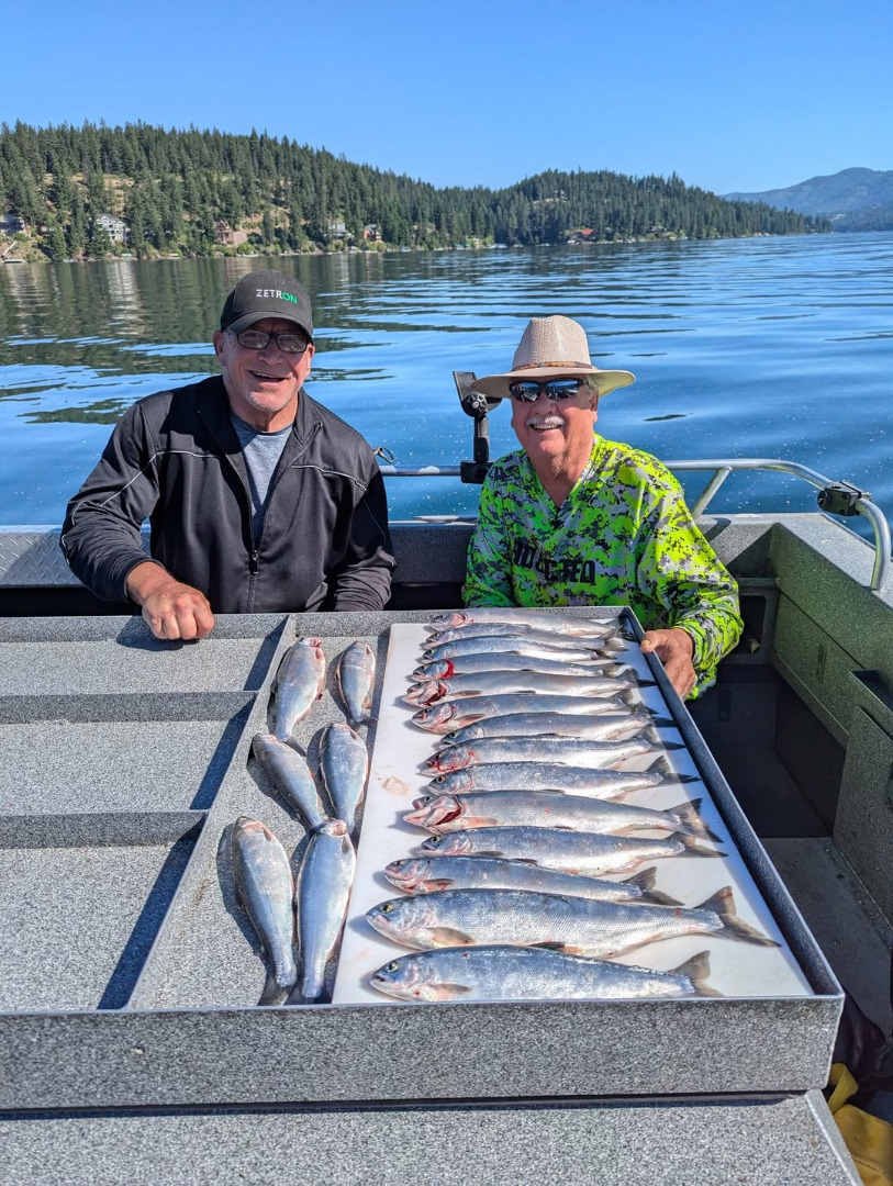 It was an absolute Kokanee beat down this morning