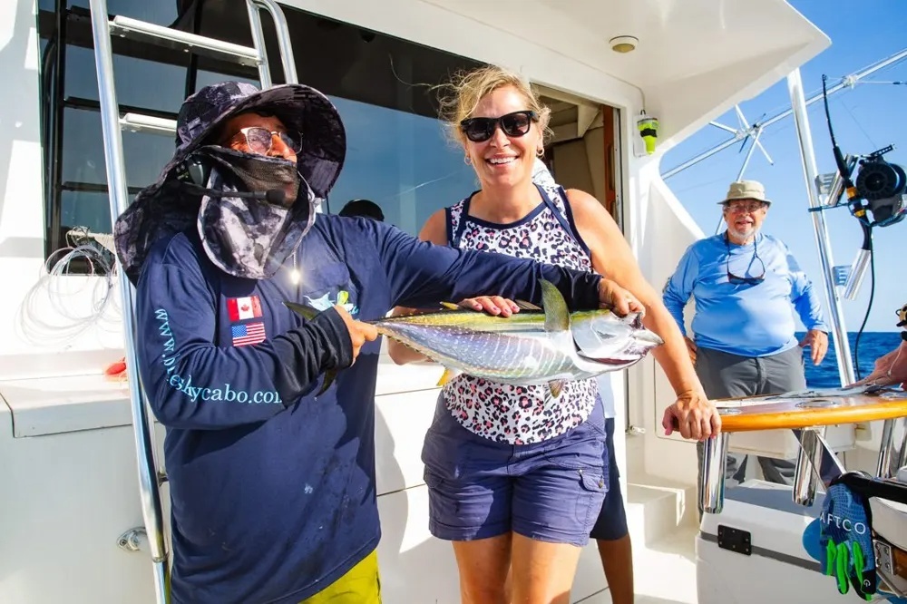 Yellowfin Tuna Strike with Determination