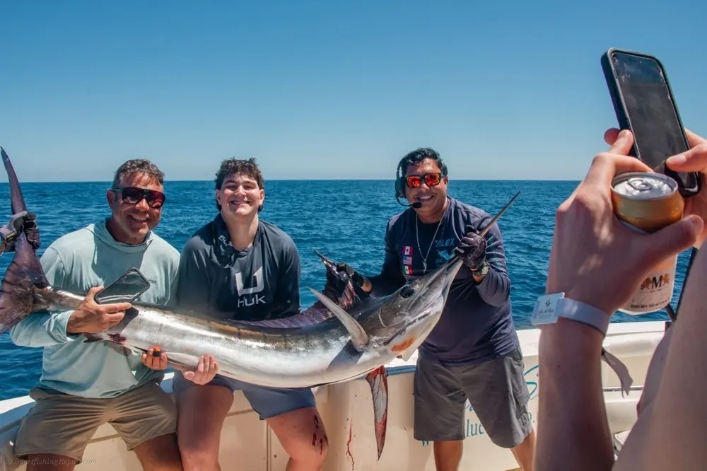 Striped Marlin Jumping for Glory!