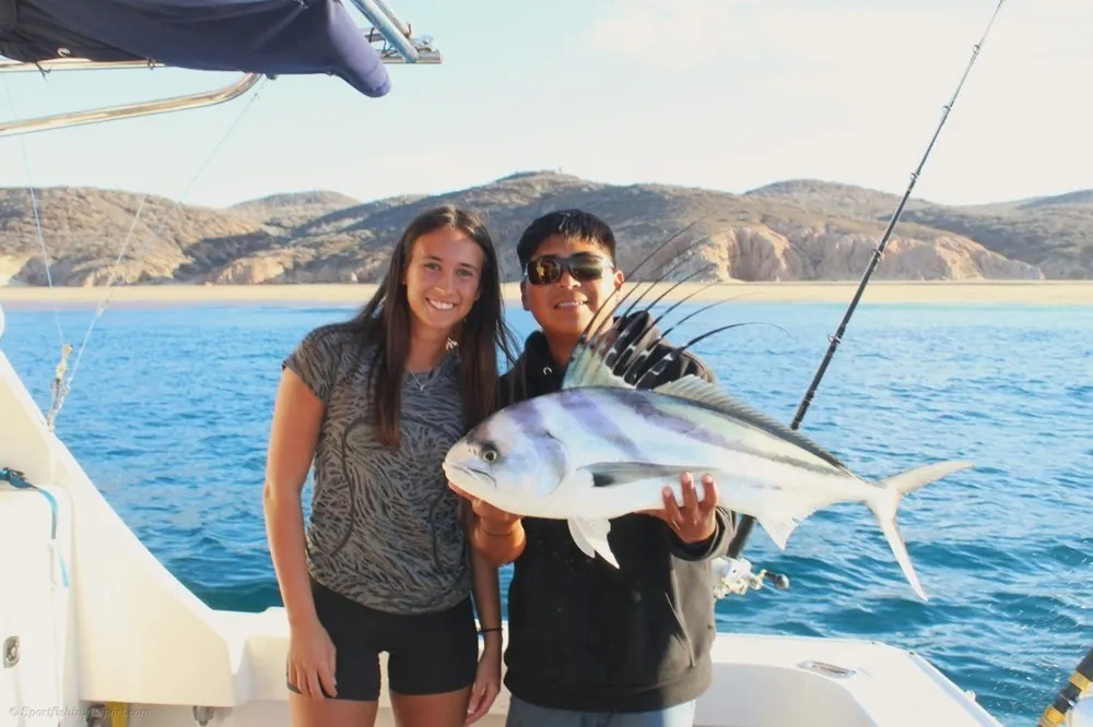 Roosterfish on the Line! Hold On Tight!