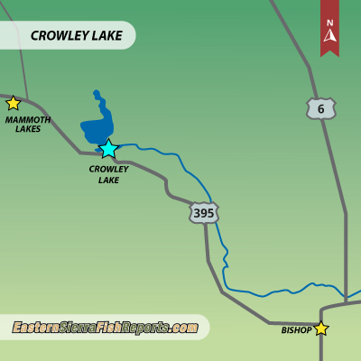 Lake Crowley Map - Elsey Odilia