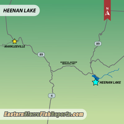 Heenan Lake Fish Report - Markleeville, CA (Alpine County)