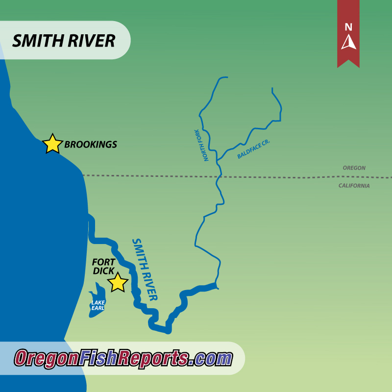 Smith River Fishing Map Smith River - Fish Reports & Map