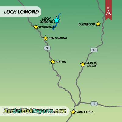 Loch Lomond Fish Reports Map