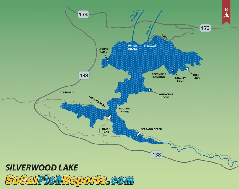 Silverwood Lake Fish Reports & Map