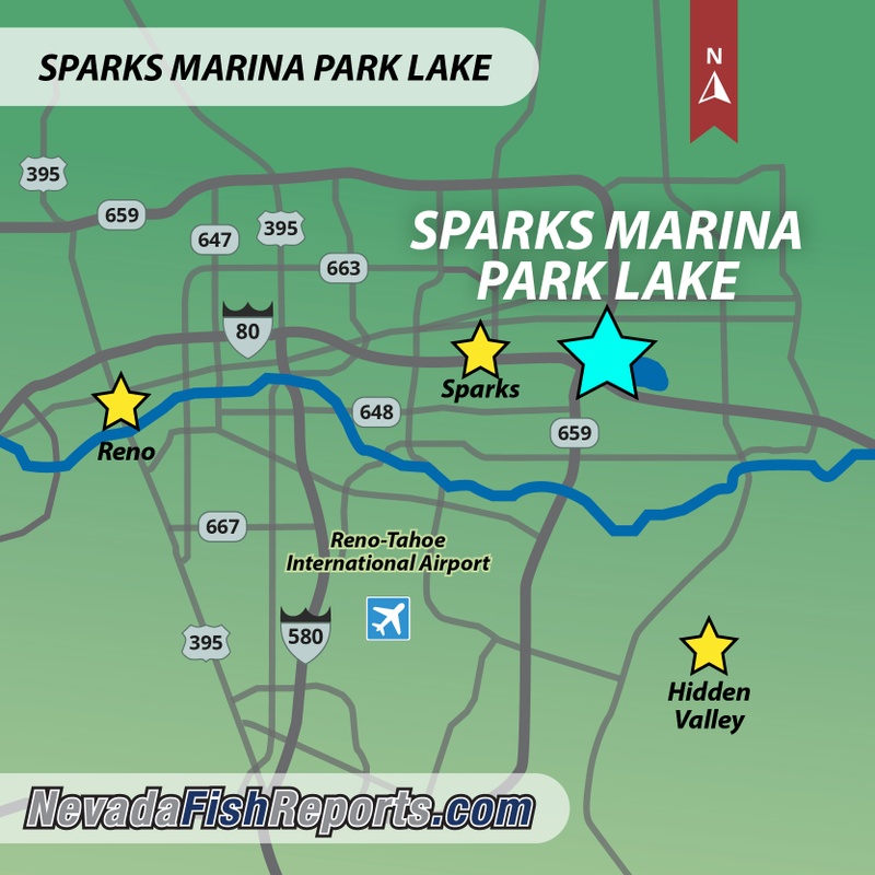 Sparks Marina Park Pond Fish Report - Sparks, NV (Washoe County)