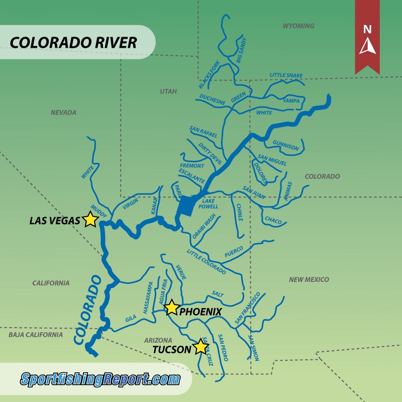 Colorado River Fish Reports Map