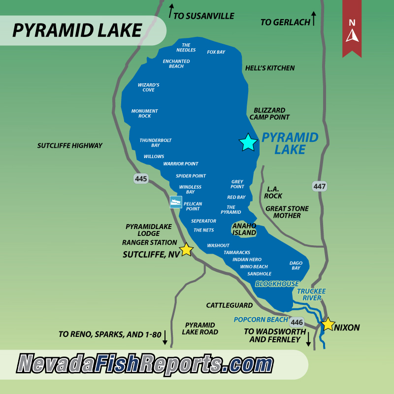 Pyramid Lake Fish Reports Map   928327 PyramidLakeDetailsMap 092921 