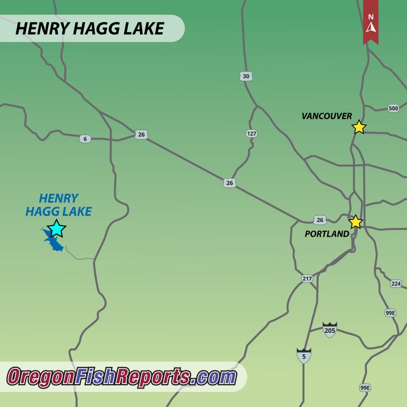 Henry Hagg Lake - Gaston, OR - Fish Reports & Map