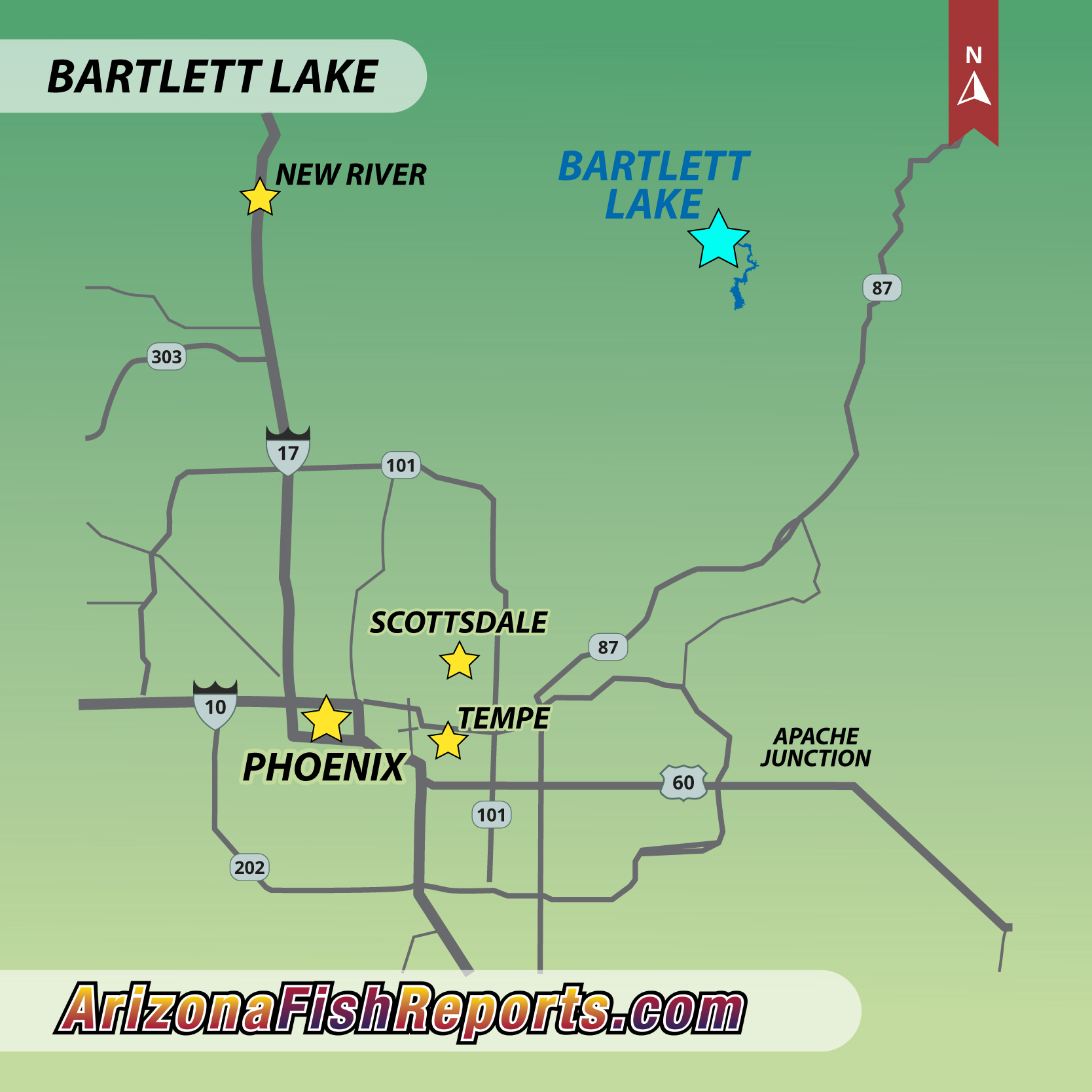 Bartlett Lake Fish Reports Map   CfybrvpTTJKN8VTqZPf7 