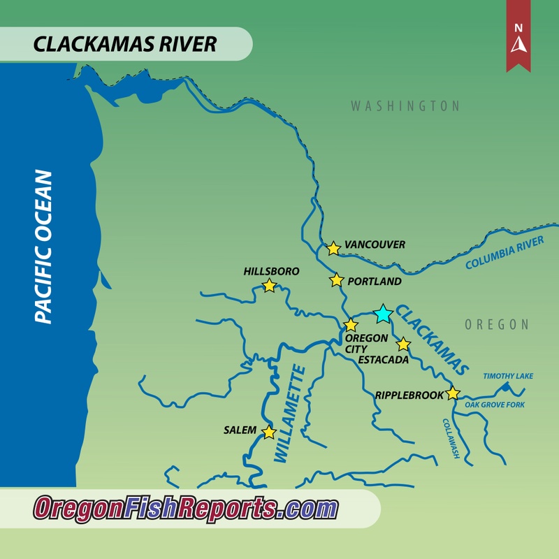 Clackamas River - Estacada, OR - Fish Reports & Map
