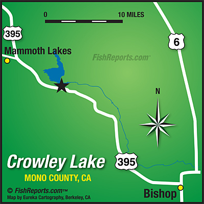 Crowley Lake - Fish Reports & Map