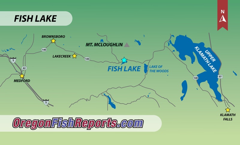 Fish Lake - Fish Lake is 50 percent full and trout fishing should ...