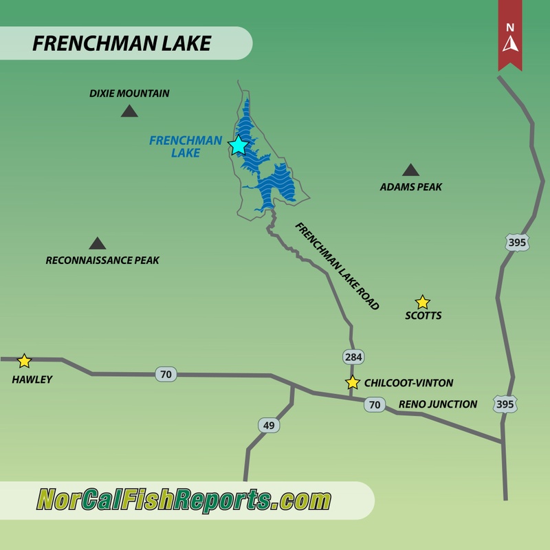 Frenchman Lake Fish Report - Chilcot, CA (Plumas County)