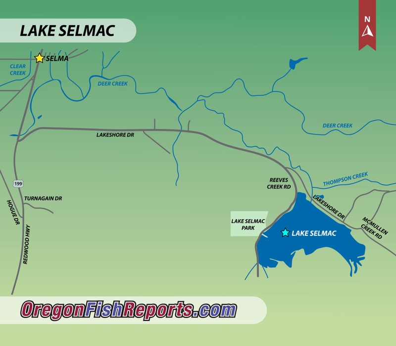 Lake Marie - Winchester Bay, OR - Fish Reports & Map