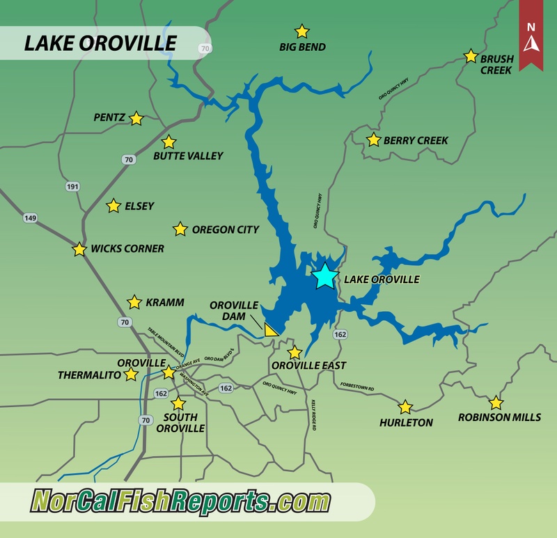 Lake Oroville Fish Report Lake Oroville Lake Oroville September   Lake Oroville Directions 