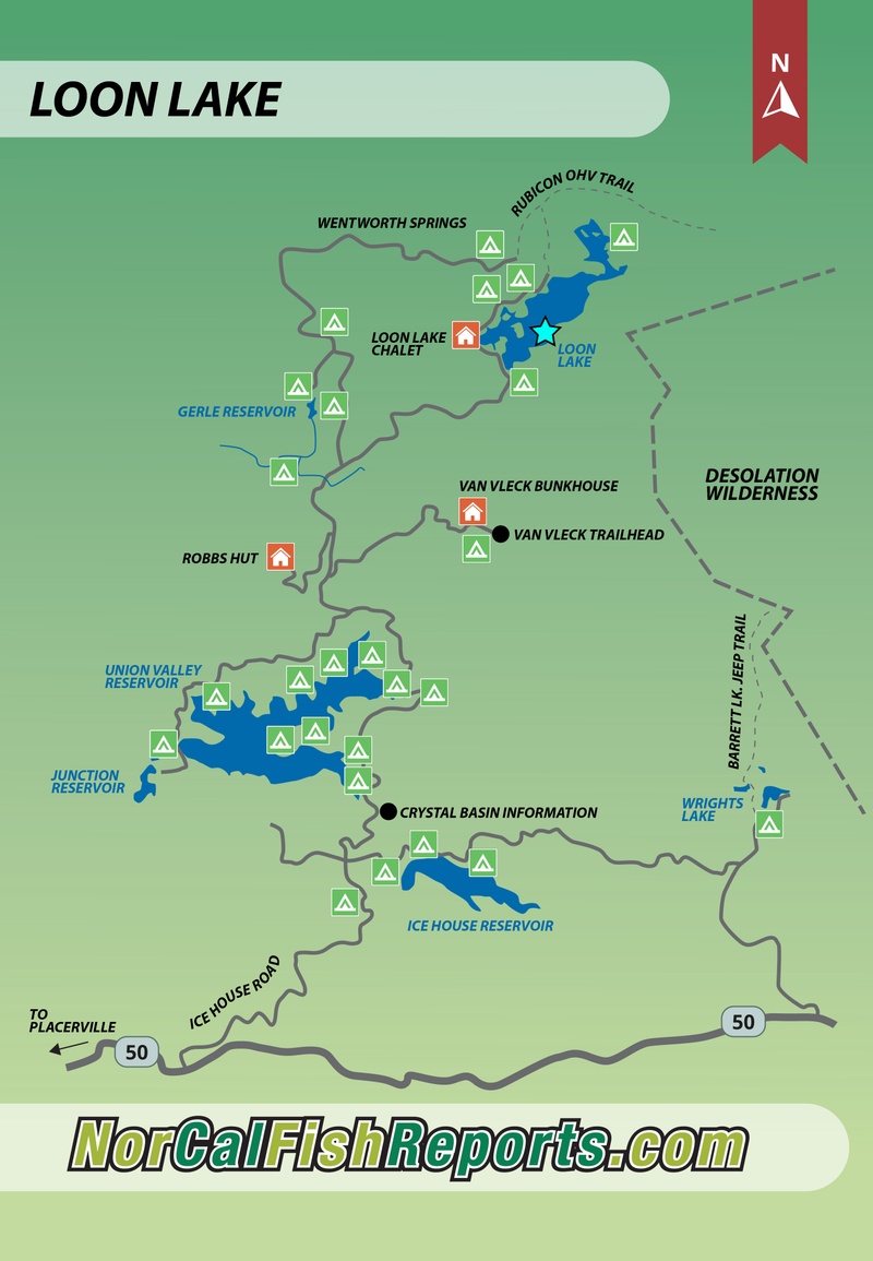 Loon Lake - Fish Reports & Map