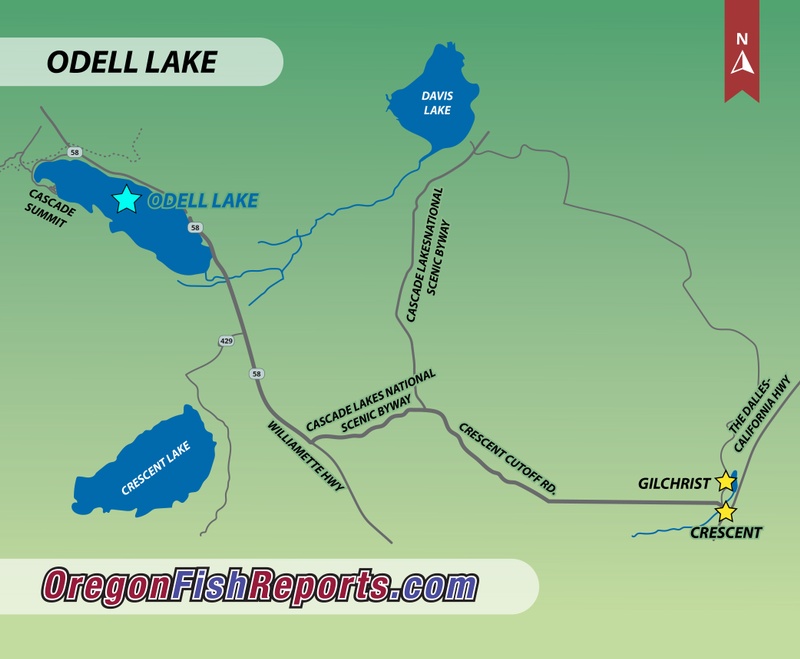 Odell Lake Fish Report - Crescent Lake, OR (Klamath County)