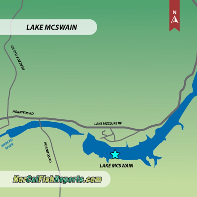 Lake McSwain Fish Reports & Map