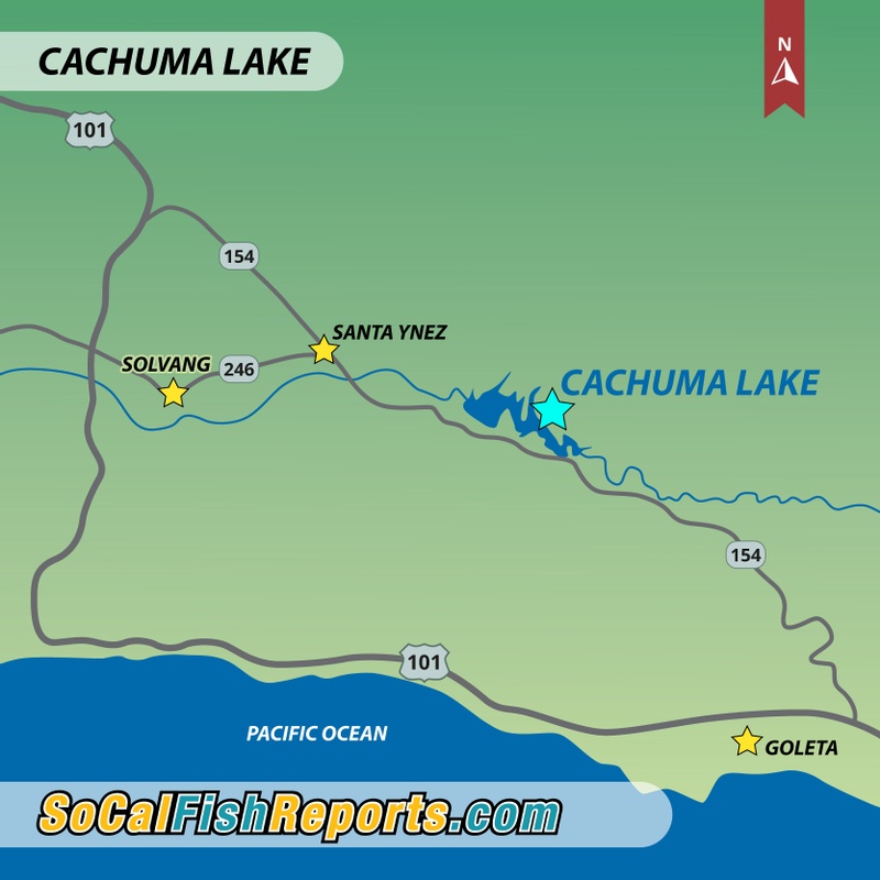 Cachuma Lake - Fish Reports & Map
