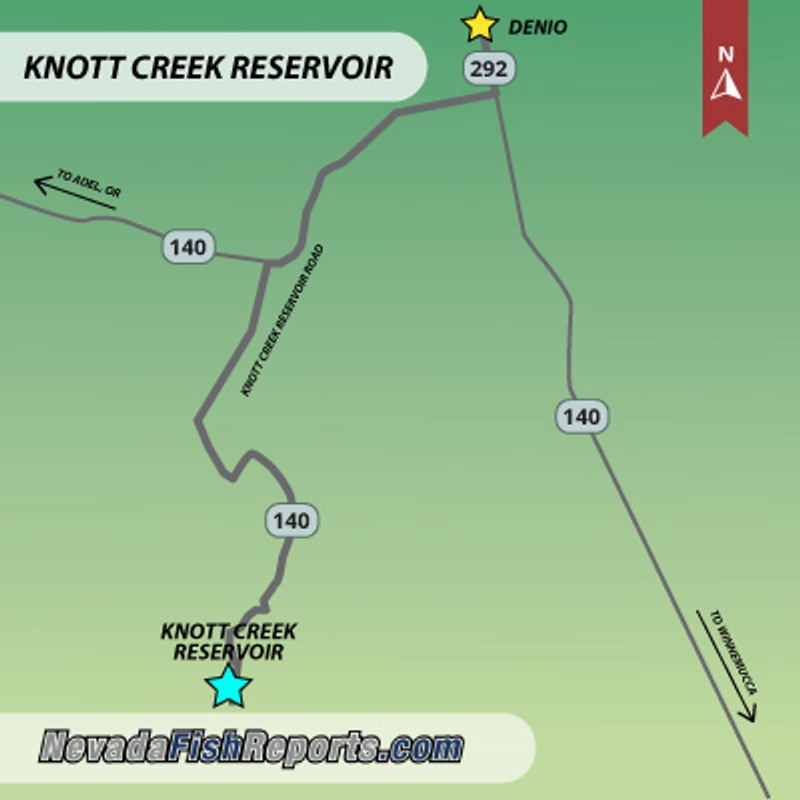 Knott Creek Reservoir Fish Report - Denio, NV (Humboldt County)