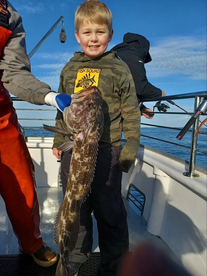Great Ling cod bite yesterday! 