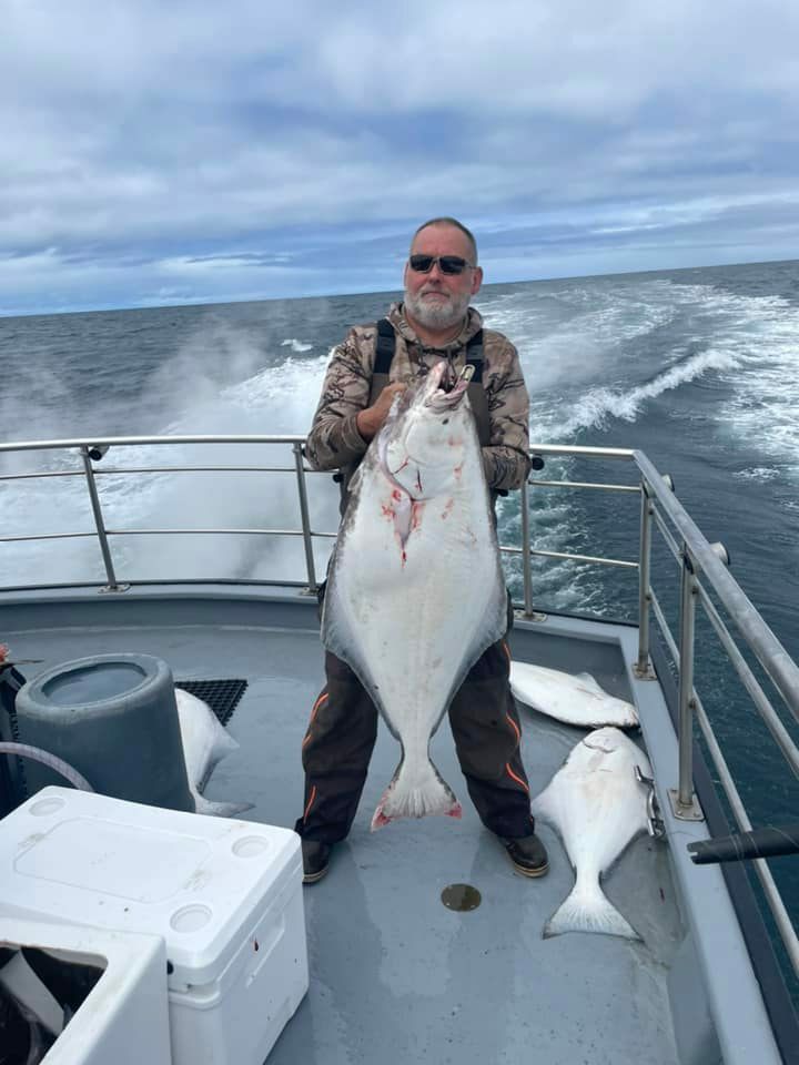 Awesome day of limits of halibut
