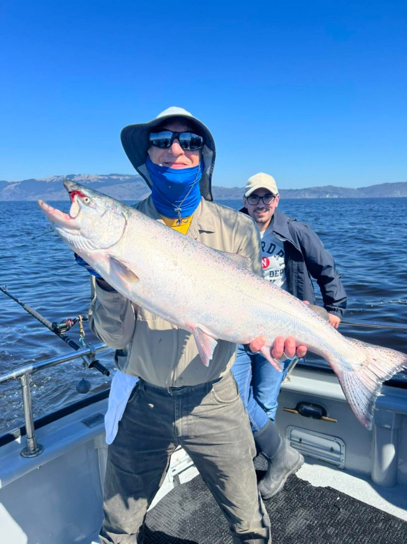 Salmon fishing picked back up close to home