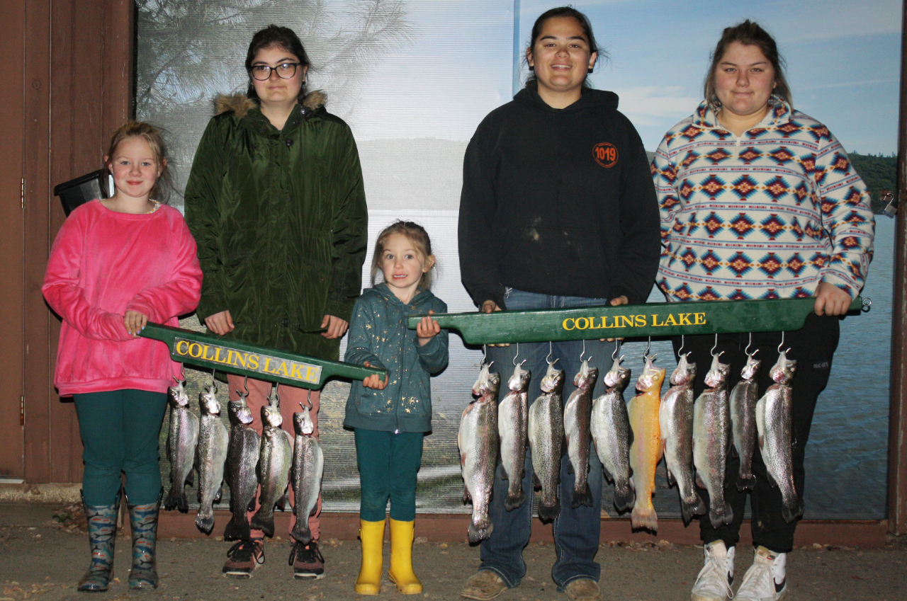 Fishing: 10-pound rainbow tops Collins Lake trout catches