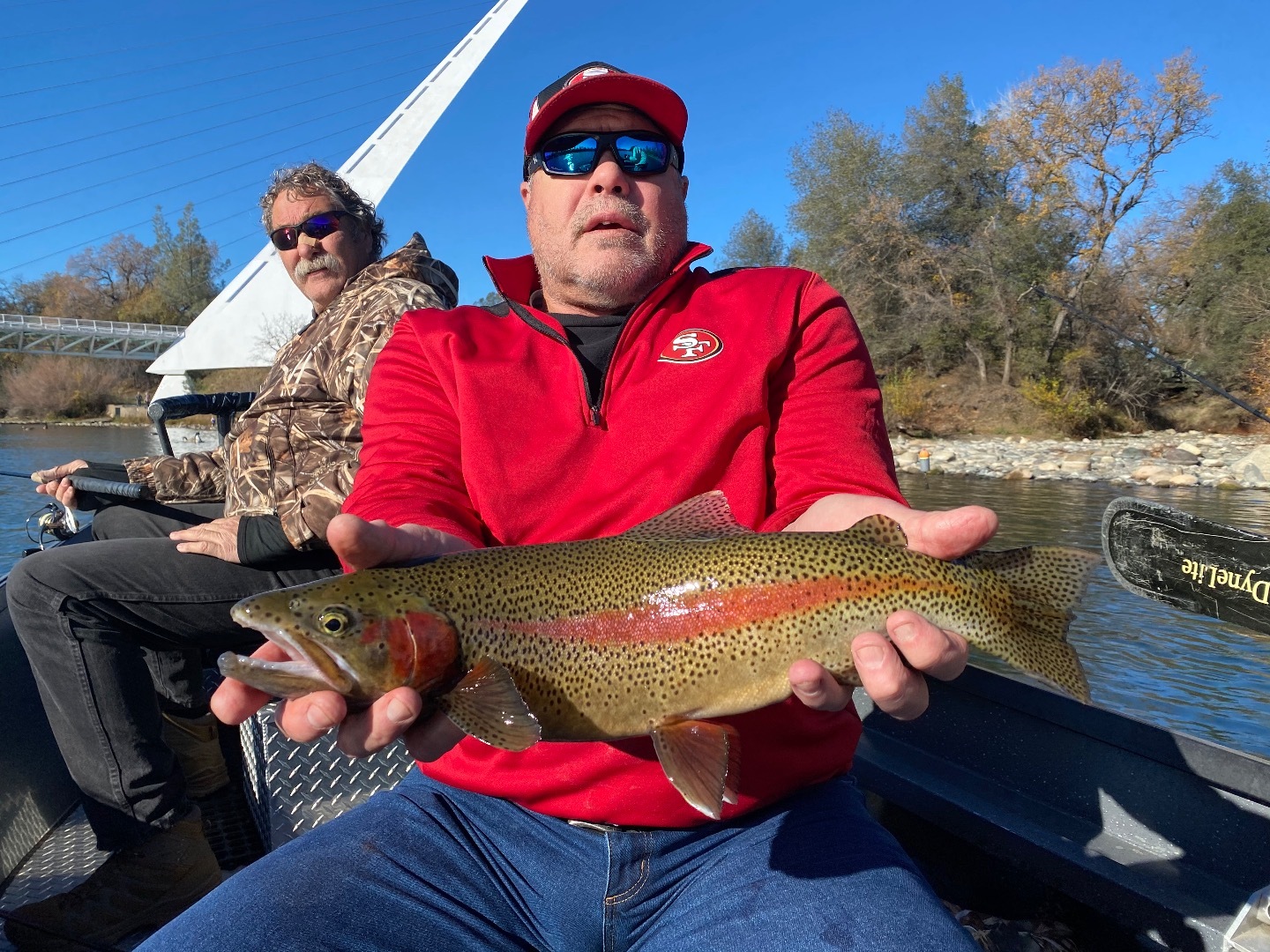 Fishing Sac River Rainbow Trout steelhead Fishing 