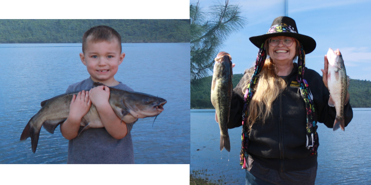 Collins Lake :: PowerBait is Off the Hook, Bass Still Bite, Catfish Catch  On.