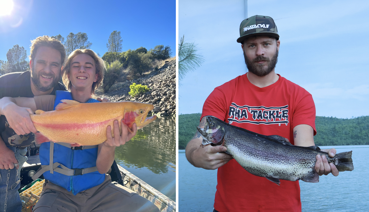 Fishing - Large Lightning and Rainbows Return