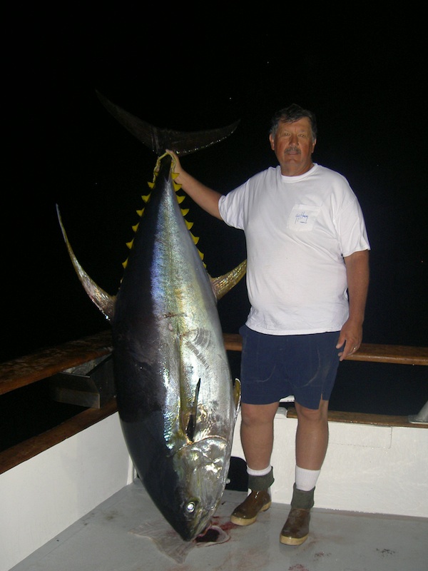 Fish Report - Super cow yellowfin tuna on Qualifier 105 moves to