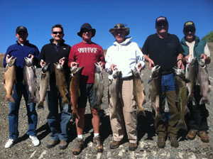 Fall fishing on the Feather River for Salmon -- what can be better