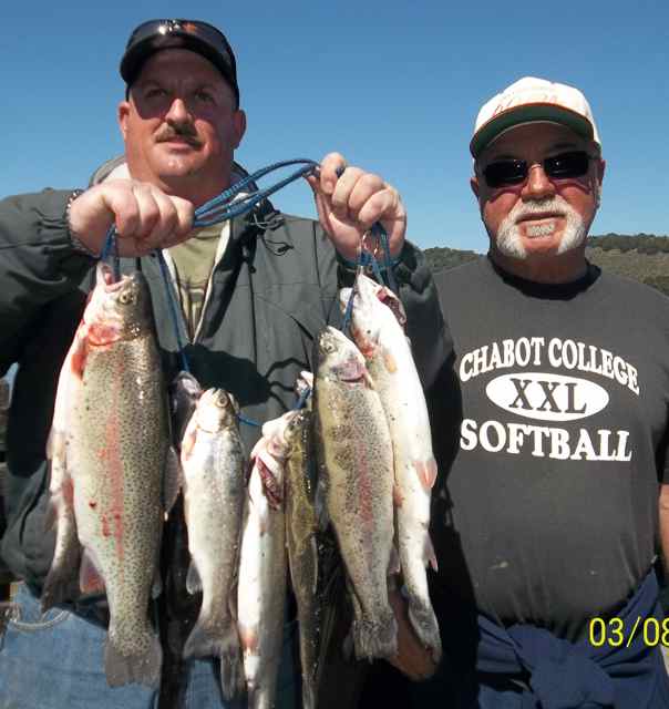 Many limits this week at San Pablo Reservoir, including some nice size catches