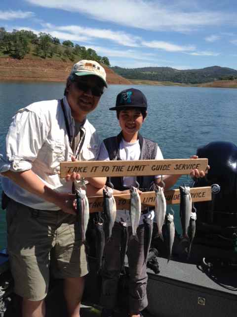The  Kokanee bite is on at New Melones Lake.