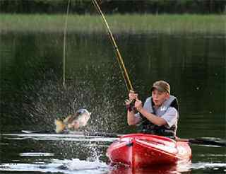 Most Anglers are cring in Trout or Catfish at Lake Camanche