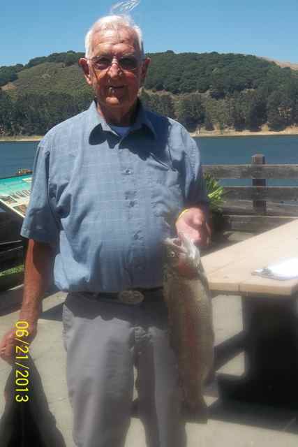 The Trout bite has been very good at San Pablo Reservoir