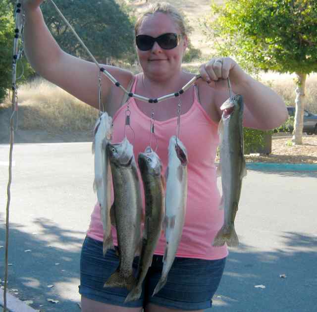 Stripers, Bass & Catfish were active this week at Del Valle Lake, some trout are also caught