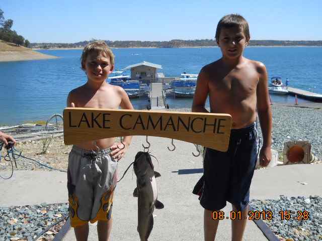 The bite at Lake Camanche this week featured Catfish & Kokanee