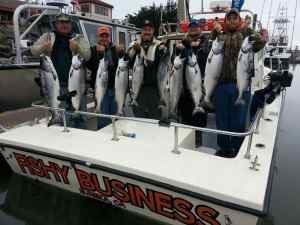 Salmon fishing is wide open along the Northern Cal coast