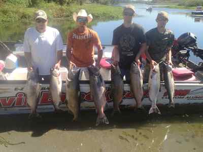 Excellent Sacramento River Salmon Fishing and the Biggest Average Fish I've Ever Seen!